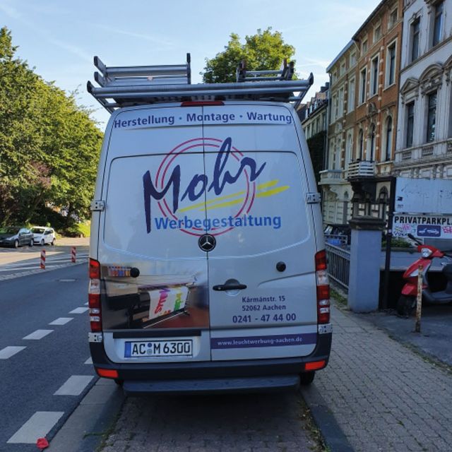 Mohr Werbung Carwrapping Bild